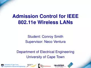 Admission Control for IEEE 802.11e Wireless LANs