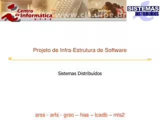 projeto de infra estrutura de software