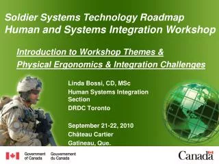 Introduction to Workshop Themes &amp; Physical Ergonomics &amp; Integration Challenges