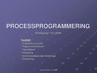processprogrammering