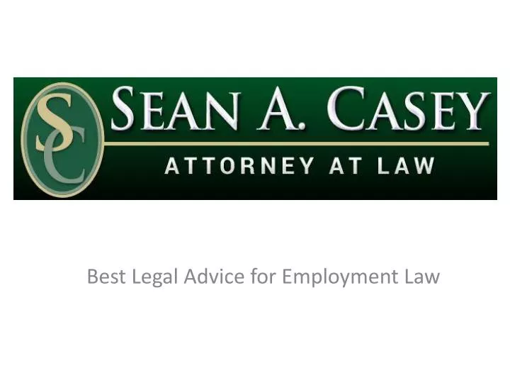 best legal advice for employment law