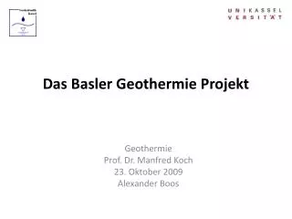 das basler geothermie projekt