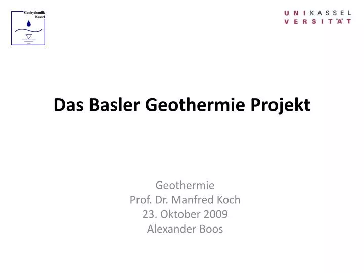 das basler geothermie projekt