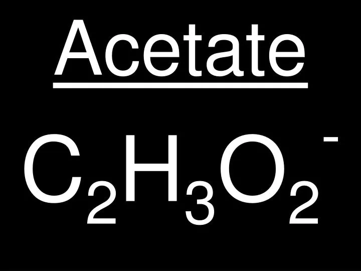 acetate