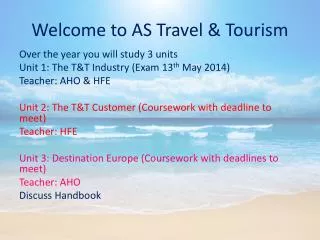 Welcome to AS Travel &amp; Tourism