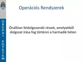 oper ci s rendszerek