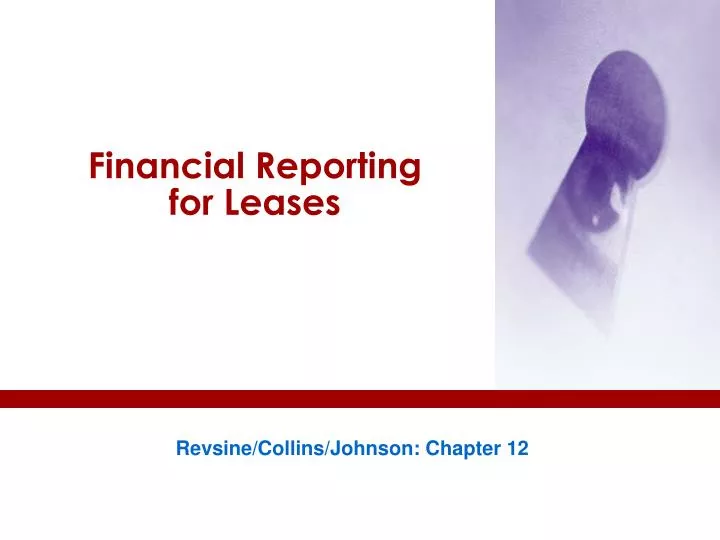 financial reporting for leases