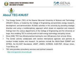 About TEC-KNUST