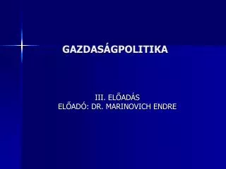 gazdas gpolitika