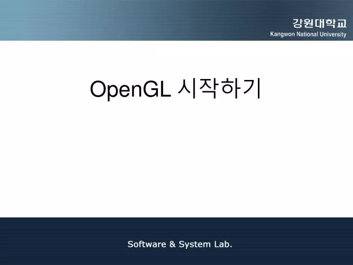 opengl