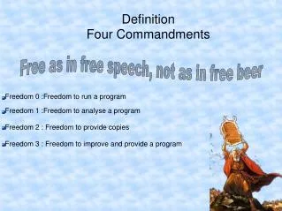 Definition Four Commandments