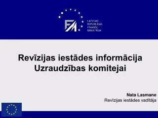 rev zijas iest des inform cija uzraudz bas komitejai