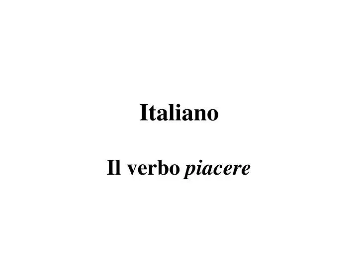 italiano