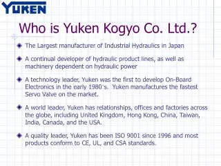 Who is Yuken Kogyo Co. Ltd.?