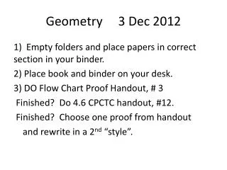 Geometry 3 Dec 2012