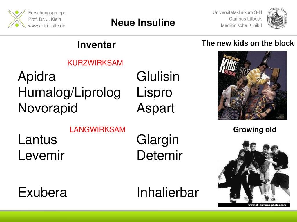 Neue Insuline - slide 1