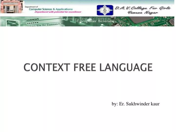 context free language