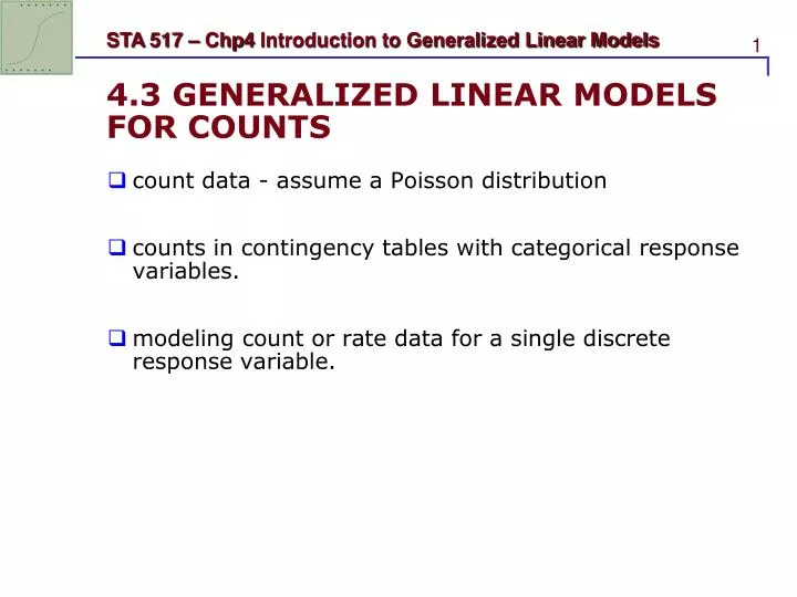 4 3 generalized linear models for counts