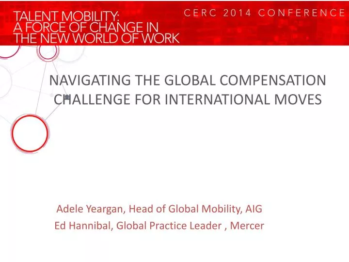 navigating the global compensation challenge for international moves