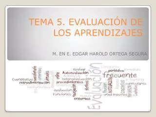 tema 5 evaluaci n de los aprendizajes