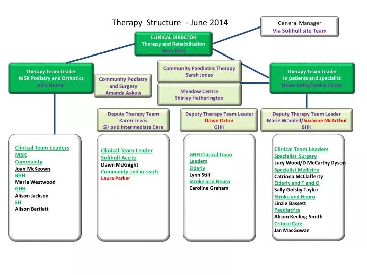 therapy structure june 2014
