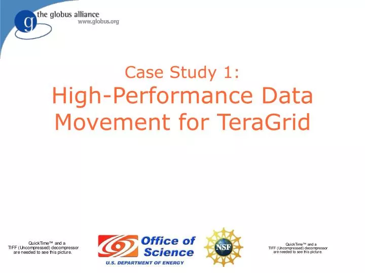 case study 1 high performance data movement for teragrid
