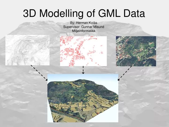 3d modelling of gml data