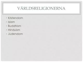 v rldsreligionerna
