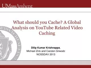What should you Cache? A Global Analysis on YouTube Related Video Caching