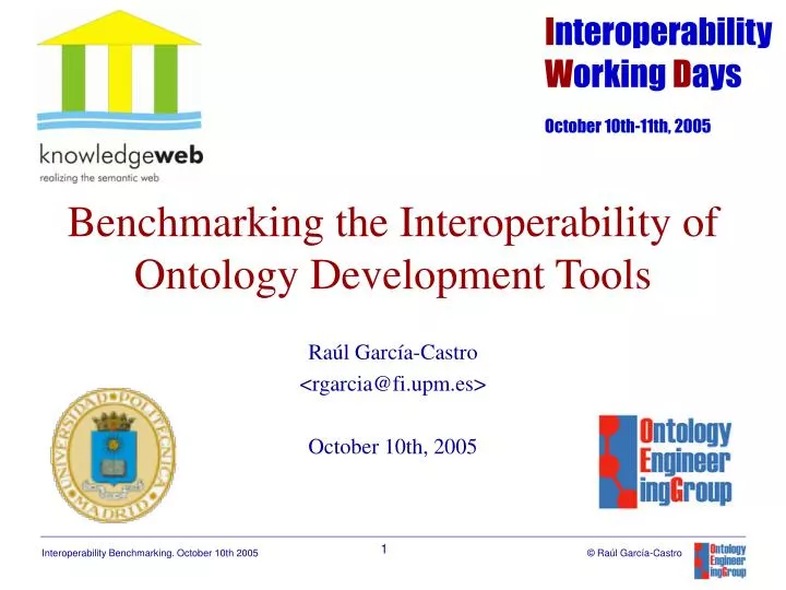benchmarking the interoperability of ontology development tools