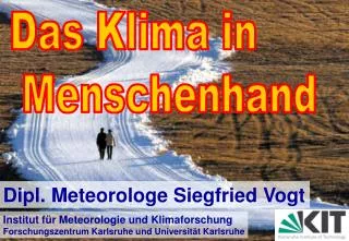 Dipl. Meteorologe Siegfried Vogt