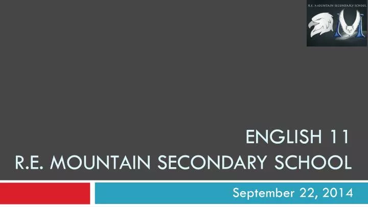 english 11 r e mountain secondary school