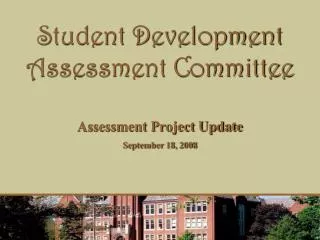 Student Development Assessment Committee