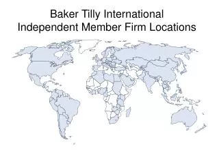 Baker Tilly International Independent Member Firm Locations