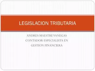 legislacion tributaria