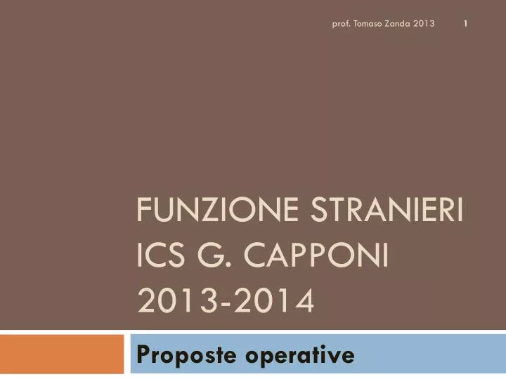 funzione stranieri ics g capponi 2013 2014