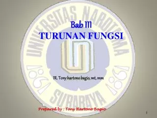 bab iii turunan fungsi