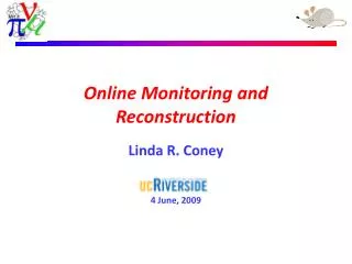Online Monitoring and Reconstruction