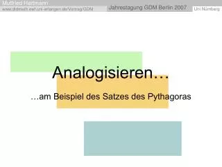 analogisieren
