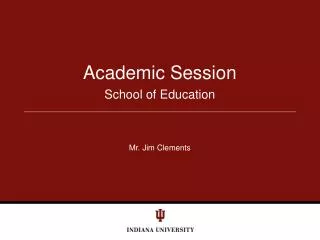 Academic Session