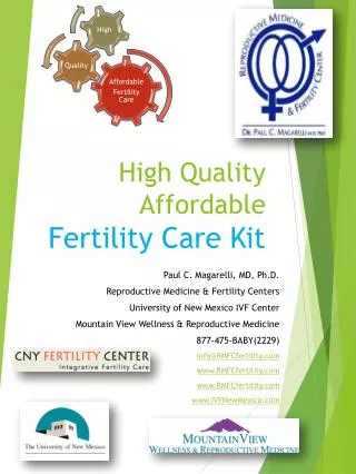 High Quality Affordable Fertility Care Kit