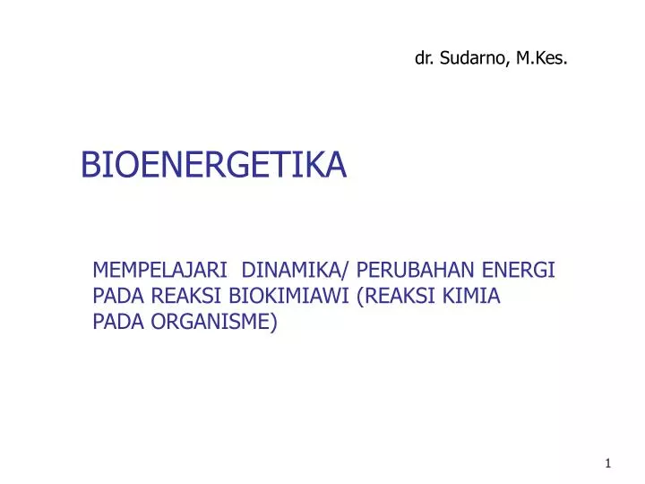 bioenergetika