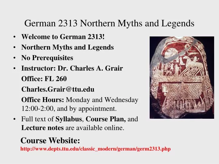 german 2313 northern myths and legends