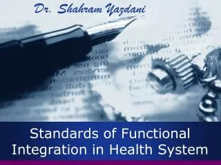 Standards of Functional Integration in Health System