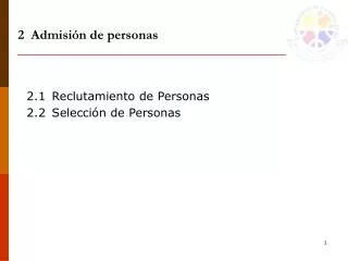 2 admisi n de personas