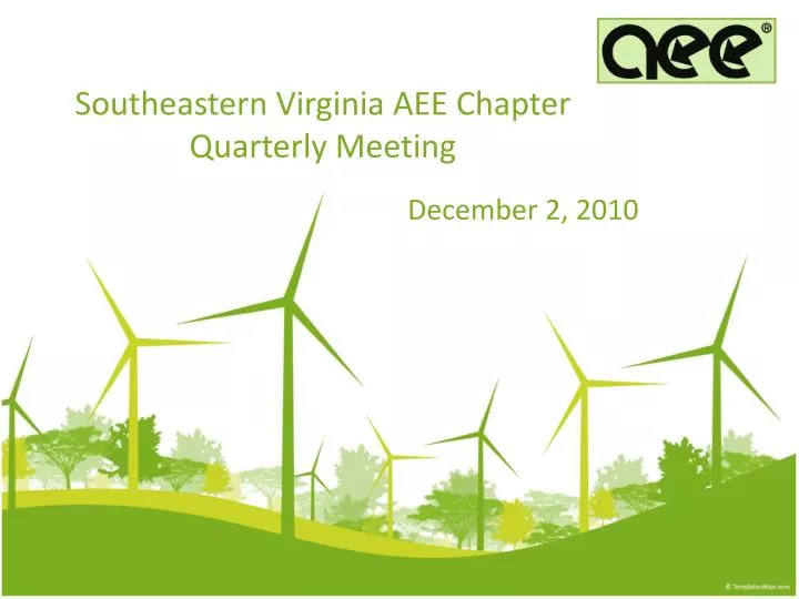 southeastern virginia aee chapter quarterly meeting