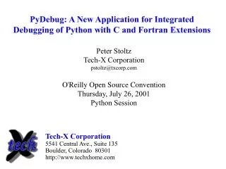 PyDebug: A New Application for Integrated Debugging of Python with C and Fortran Extensions