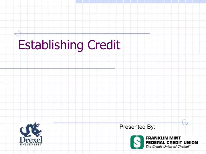 establishing credit