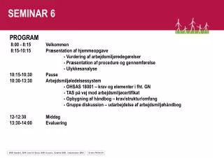 seminar 6