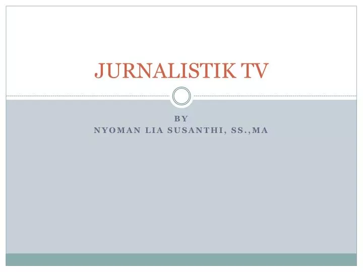 jurnalistik tv